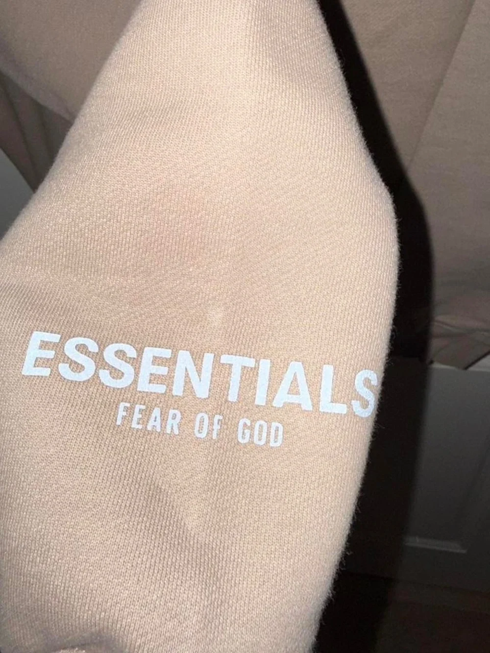 Fear of God ESSENTIALS Taupe Crewneck Sweatshirt